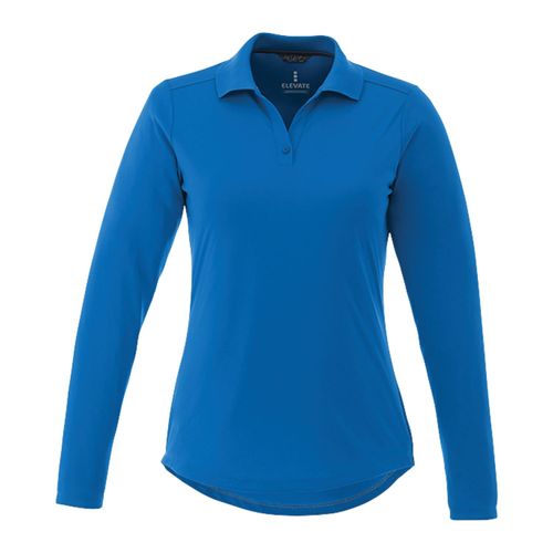 Women's Mori Long Sleeve Polo image thumbnail