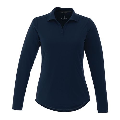 Women's Mori Long Sleeve Polo image thumbnail