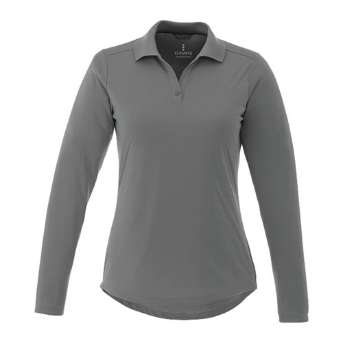 Women's Mori Long Sleeve Polo image thumbnail