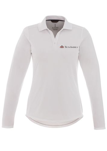Women's Mori Long Sleeve Polo image thumbnail