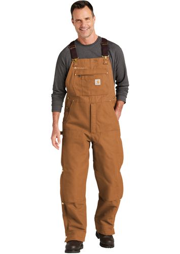 Carhartt® Firm Duck Insulated Bib Overalls image thumbnail