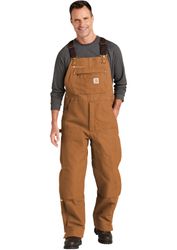 Image of Carhartt® Firm Duck Insulated Bib Overalls