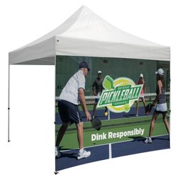 Image of 10' Tent Full Wall (Dye Sublimated, Single-Sided)