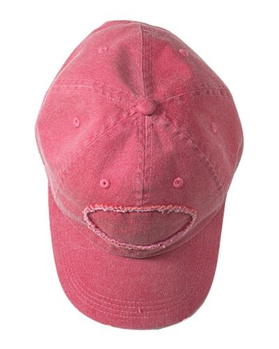 Authentic Pigment Pigment-Dyed Raw-Edge Patch Baseball Cap image thumbnail