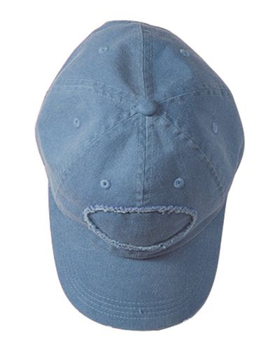 Authentic Pigment Pigment-Dyed Raw-Edge Patch Baseball Cap image thumbnail