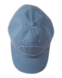 Image of Authentic Pigment Pigment-Dyed Raw-Edge Patch Baseball Cap