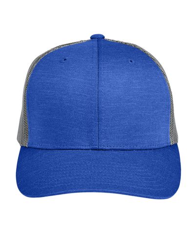 Team 365 by Yupoong® Adult Zone Sonic Heather Trucker Cap image thumbnail