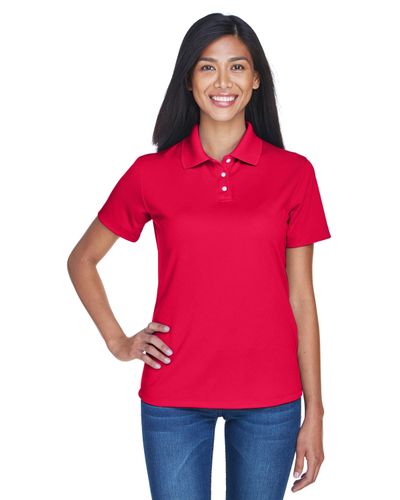 UltraClub Ladies' Cool & Dry Stain-Release Performance Polo image thumbnail