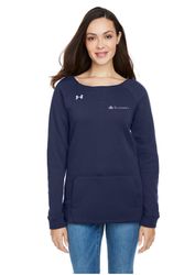 Image of [1 color] Under Armour Ladies' Hustle Fleece Crewneck Sweatshirt