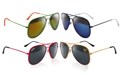 Aviator Sunglasses - Solid Color Frame image thumbnail