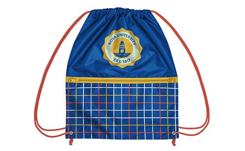 Recycled Zippered Drawstring Bags image thumbnail