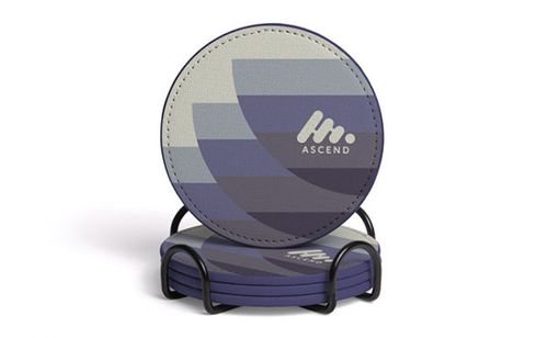 Coasters - SET OF 4 COASTERS IN A HOLDER image thumbnail