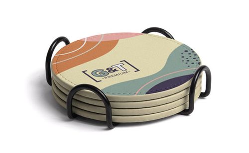 Coasters - SET OF 4 COASTERS IN A HOLDER image thumbnail