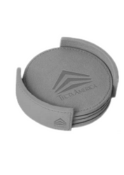 Image of Coasters - SET OF 4 COASTERS IN A HOLDER