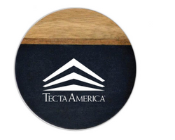 Image of Nightfall 2 Pc. Slate & Acacia Wood Coaster Set