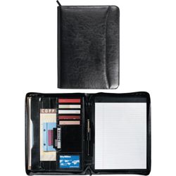 Image of Renaissance Leather Zippered Padfolio