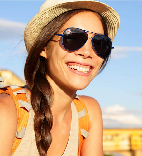 Aviator Sunglasses - Solid Color Frame image thumbnail