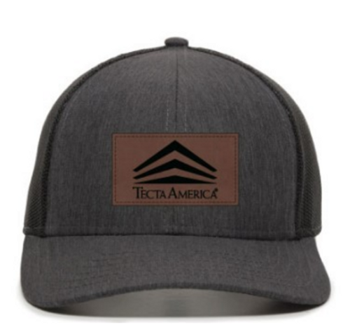 Port Authority ® Flexfit ® Melange Mesh Back Trucker Cap - Patch image thumbnail