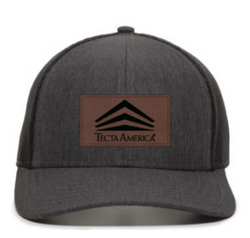 Image of Port Authority ® Flexfit ® Melange Mesh Back Trucker Cap - Patch