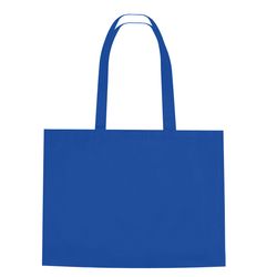 Image of NON-WOVEN SHOPPER TOTE BAG WITH HOOK AND LOOP CLOSURE
