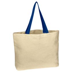 Image of NATURAL COTTON CANVAS TOTE BAG