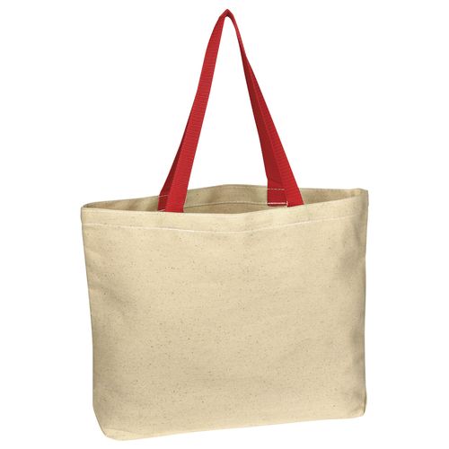 NATURAL COTTON CANVAS TOTE BAG image thumbnail