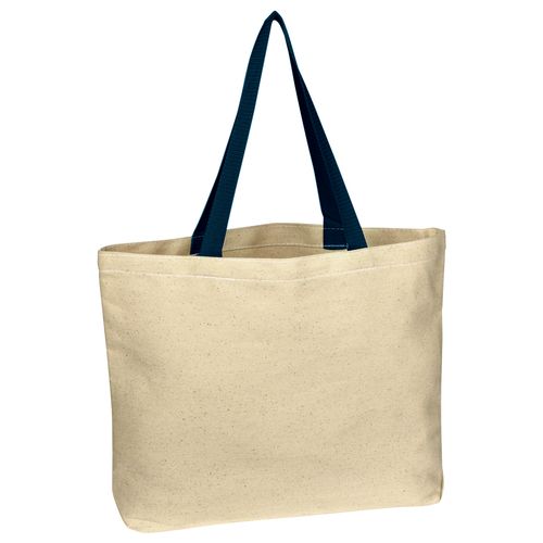 NATURAL COTTON CANVAS TOTE BAG image thumbnail