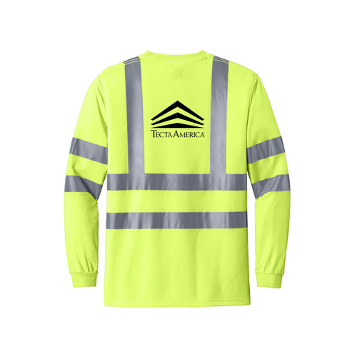 CornerStone® ANSI 107 Class Snag-Resistant Reflective Long Sleeve T-Shirt image thumbnail