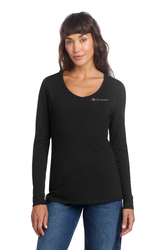 Image of District® Women’s Long Sleeve V-Neck Tee