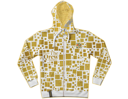 Image of Rusty Unisex Raglan Full-Zip Hoodie