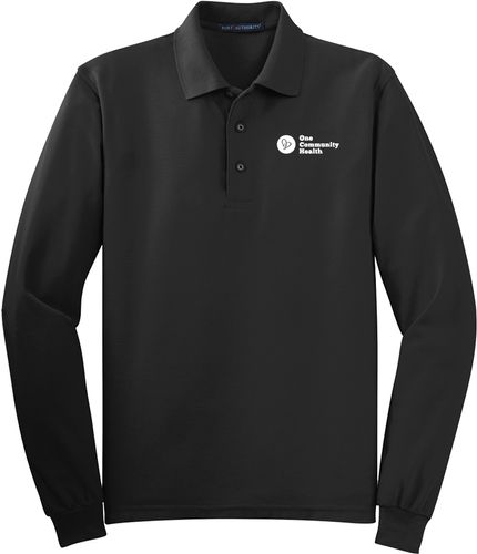 Port Authority Silk Touch Long Sleeve Polo. K500LS image thumbnail