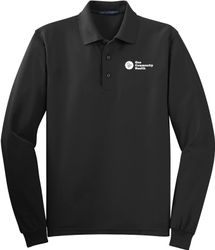 Image of Port Authority Silk Touch Long Sleeve Polo. K500LS