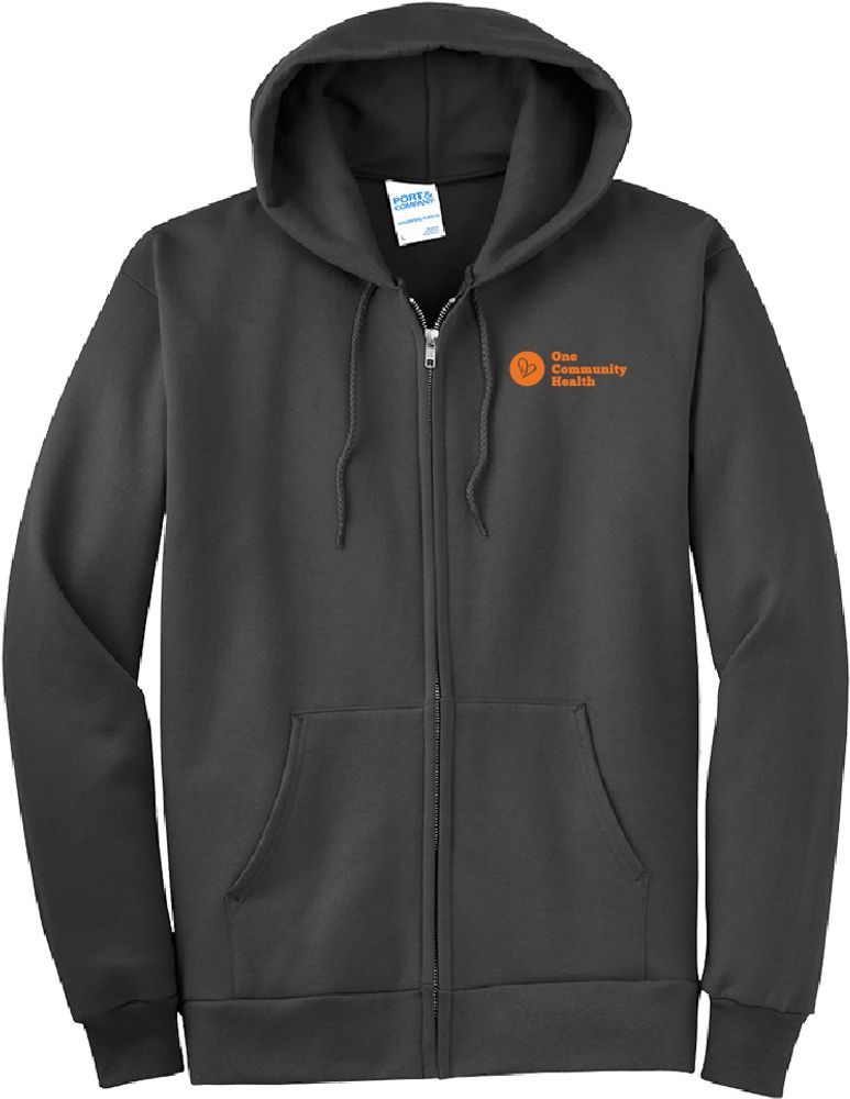 Port & Company - Essential Fleece Full-Zip Hooded Sweatshirt. PC90ZH primary image