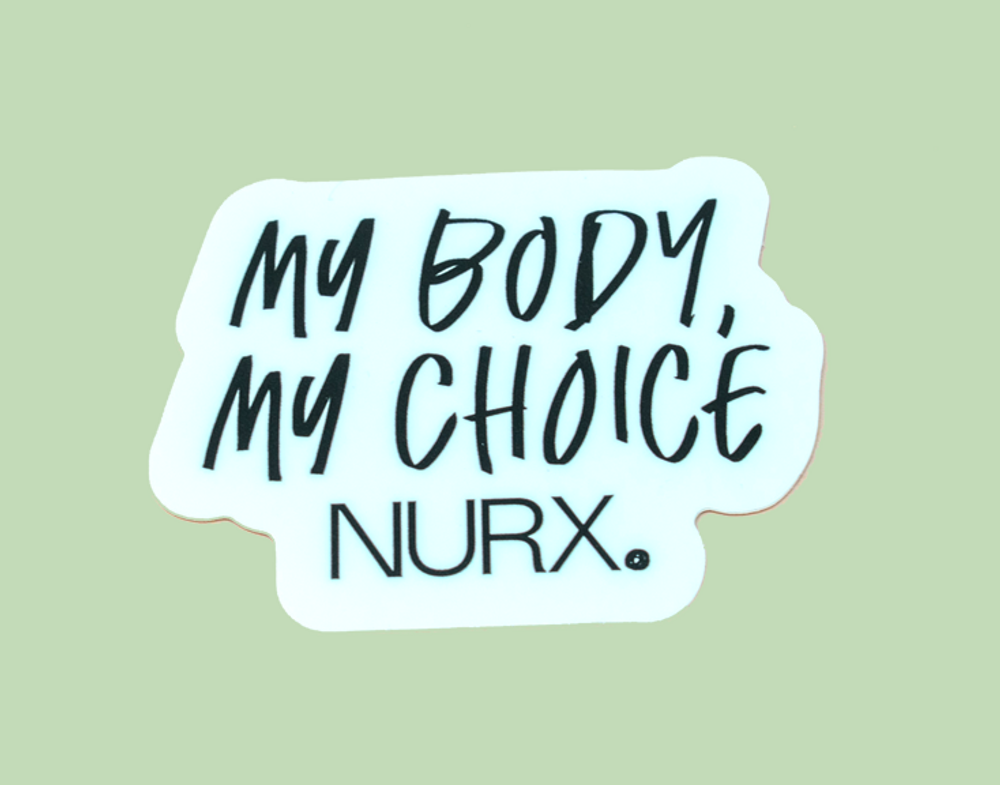 My Body, My Choice Sticker primary image