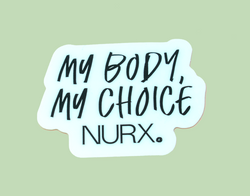 Image of My Body, My Choice Sticker