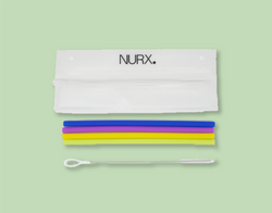 Image of Reusable Silicone Straw Set