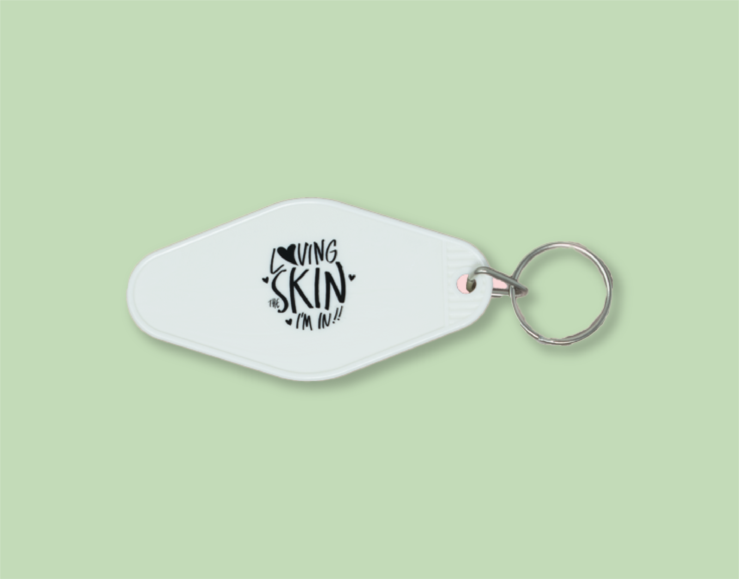 Image of White Hotel Keytag