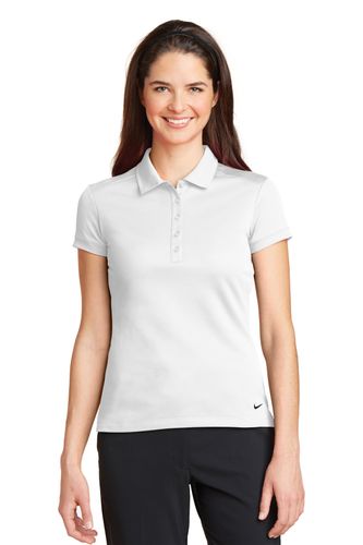 Nike Ladies Dri-FIT Solid Icon Pique Modern Fit Polo. 746100 image thumbnail