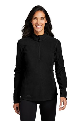 Eddie Bauer Ladies 1/2-Zip Microfleece Jacket EB227 image thumbnail