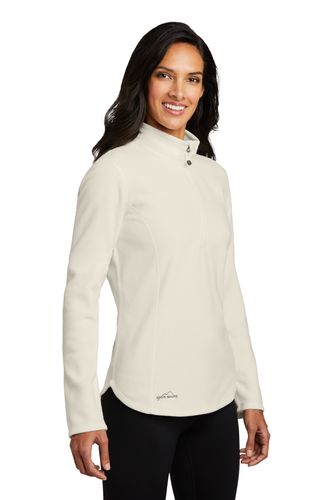 Eddie Bauer Ladies 1/2-Zip Microfleece Jacket EB227 image thumbnail