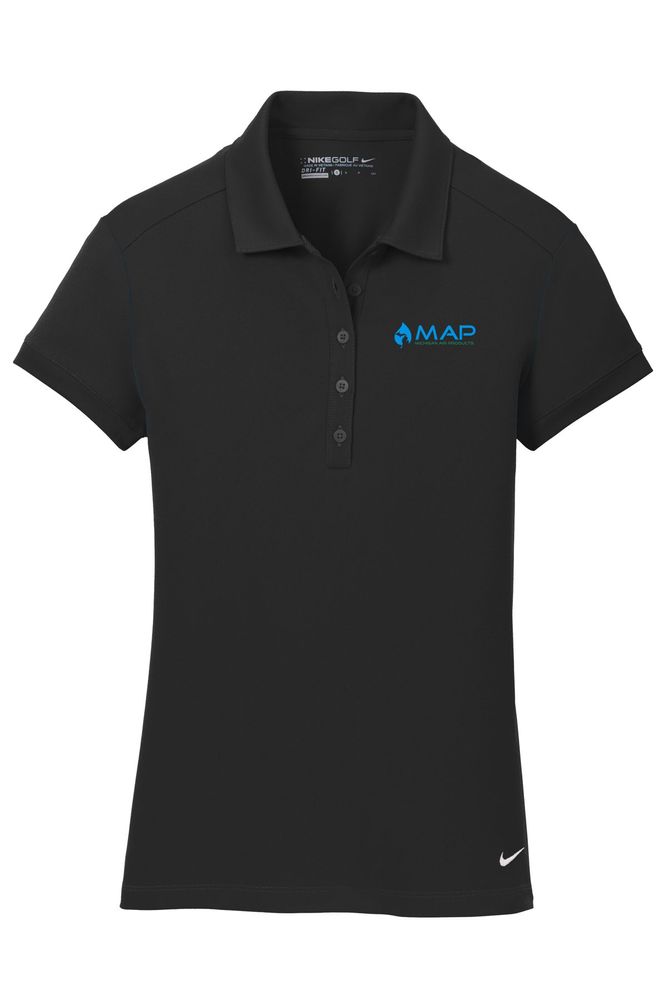 Nike Ladies Dri-FIT Solid Icon Pique Modern Fit Polo. 746100 primary image