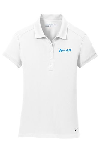 Nike Ladies Dri-FIT Solid Icon Pique Modern Fit Polo. 746100 image thumbnail