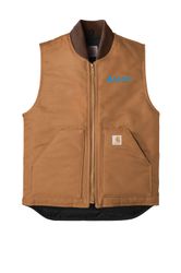 Image of Carhartt Duck Vest. CTV01