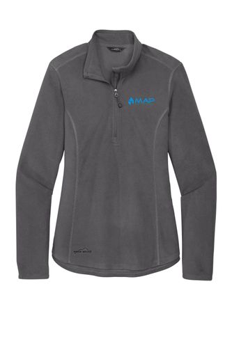 Eddie Bauer Ladies 1/2-Zip Microfleece Jacket EB227 image thumbnail