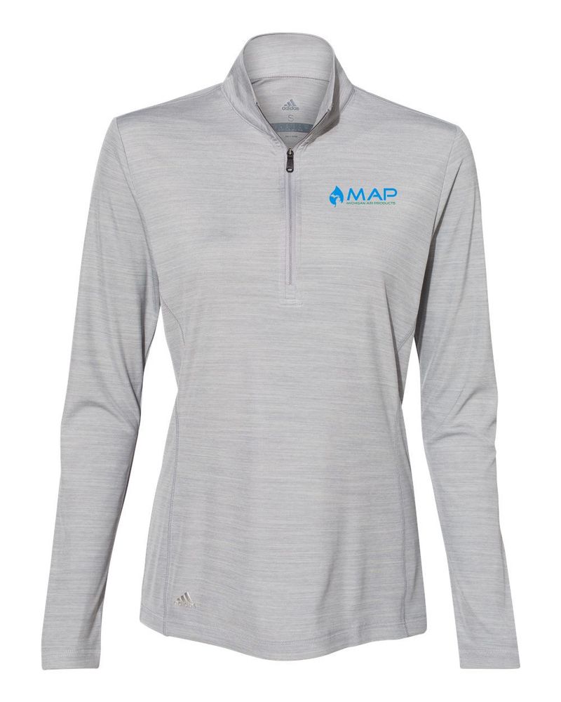 Women's Lightweight Mélange Quarter-Zip Pullover - A476 primary image