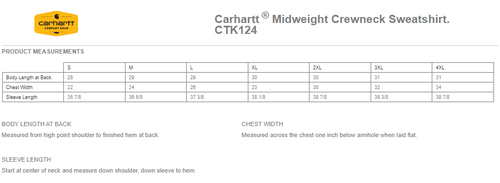 Carhartt Midweight Crewneck Sweatshirt. CTK124 image thumbnail