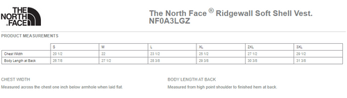 The North Face Ridgewall Soft Shell Vest. NF0A3LGZ image thumbnail