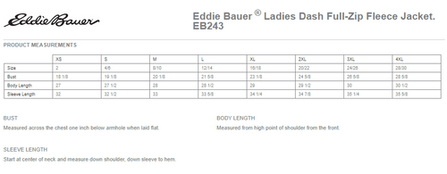 Eddie Bauer Ladies Dash Full-Zip Fleece Jacket. EB243 image thumbnail
