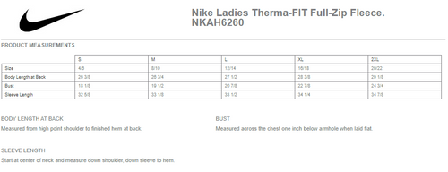 Nike Ladies Therma-FIT Full-Zip Fleece. NKAH6260 image thumbnail