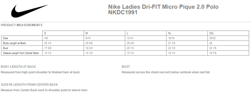 Nike Ladies Dri-FIT Micro Pique 2.0 Polo NKDC1991 image thumbnail